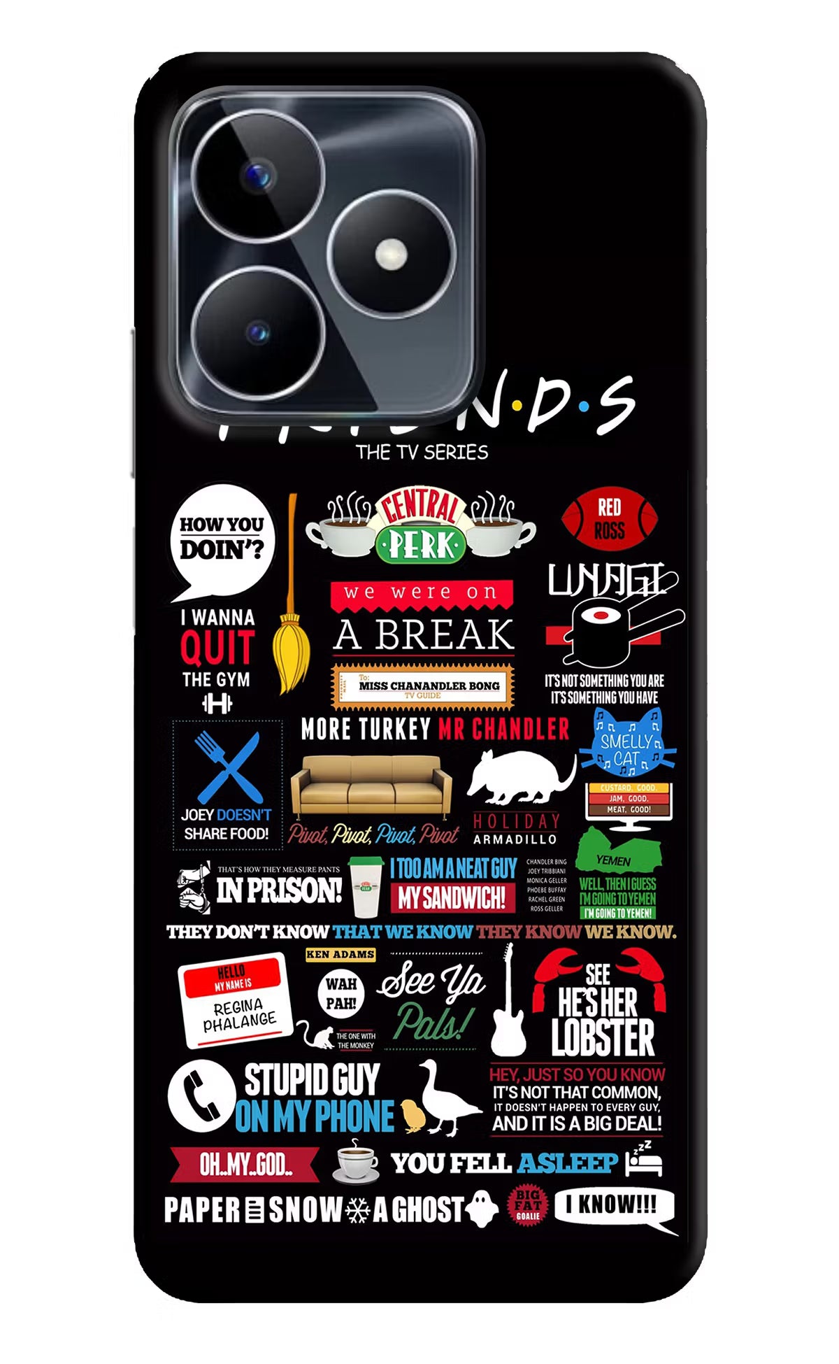 FRIENDS Realme Narzo N53 Back Cover