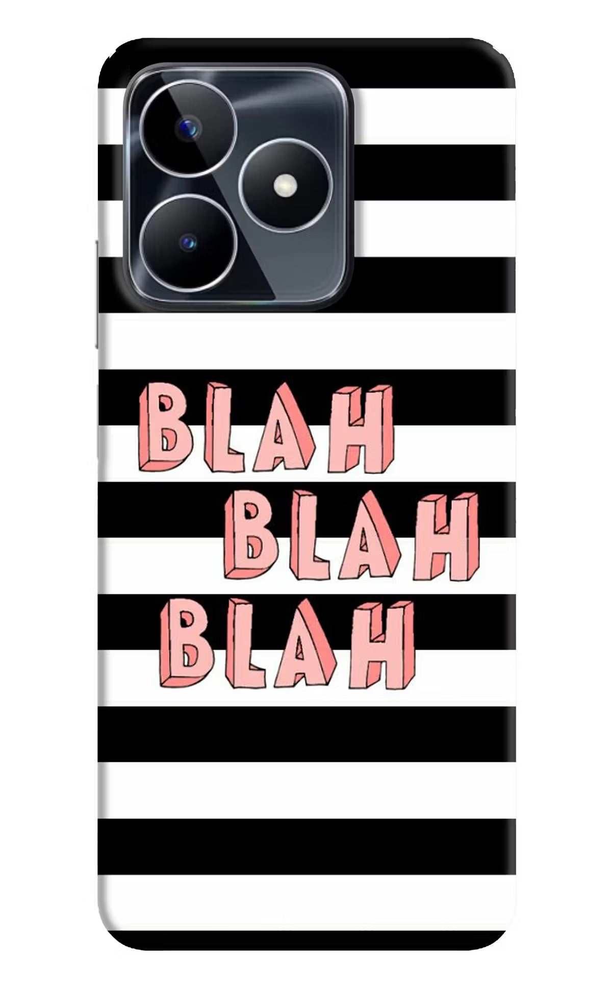 Blah Blah Blah Realme Narzo N53 Back Cover