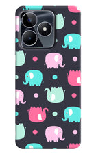 Elephants Realme Narzo N53 Back Cover