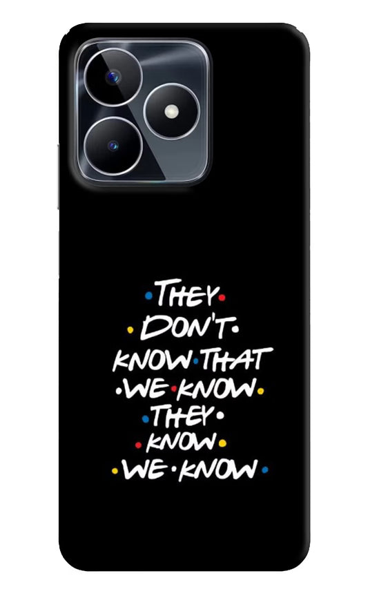 FRIENDS Dialogue Realme Narzo N53 Back Cover