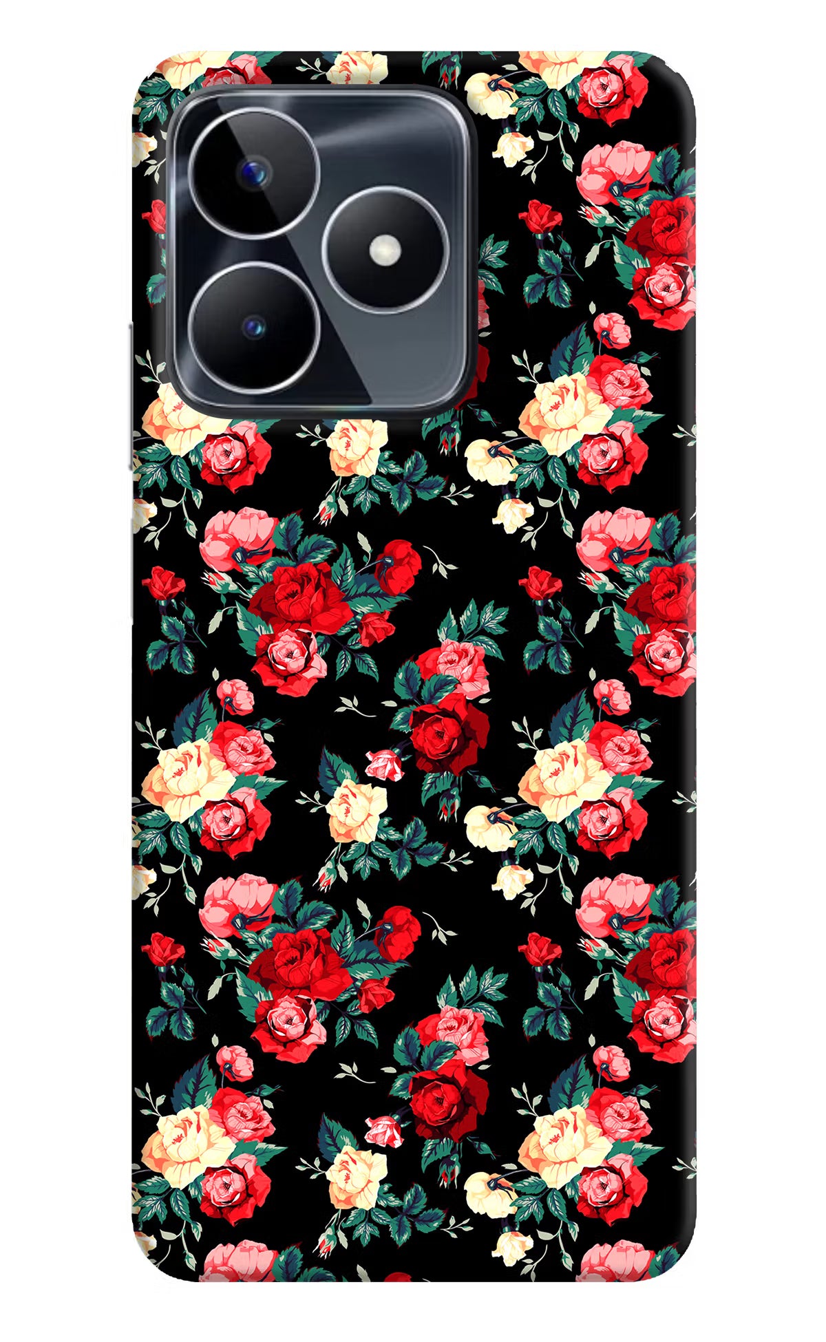 Rose Pattern Realme Narzo N53 Back Cover