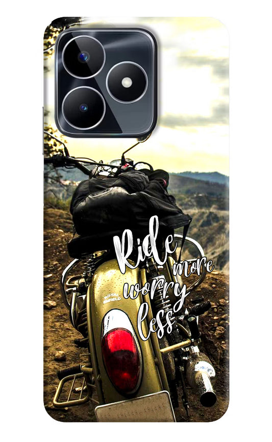 Ride More Worry Less Realme Narzo N53 Back Cover