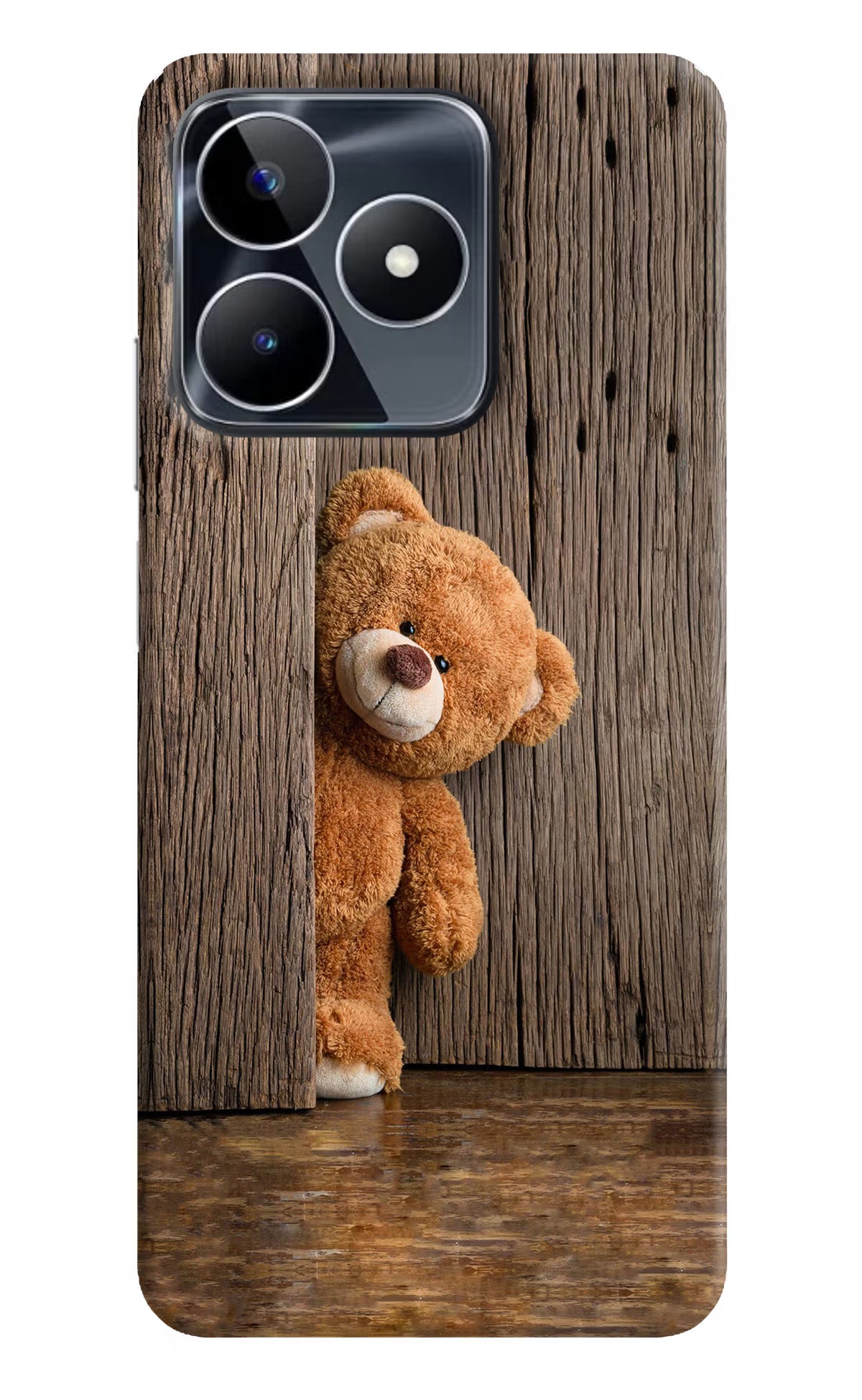 Teddy Wooden Realme Narzo N53 Back Cover