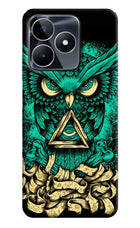 Green Owl Realme Narzo N53 Back Cover