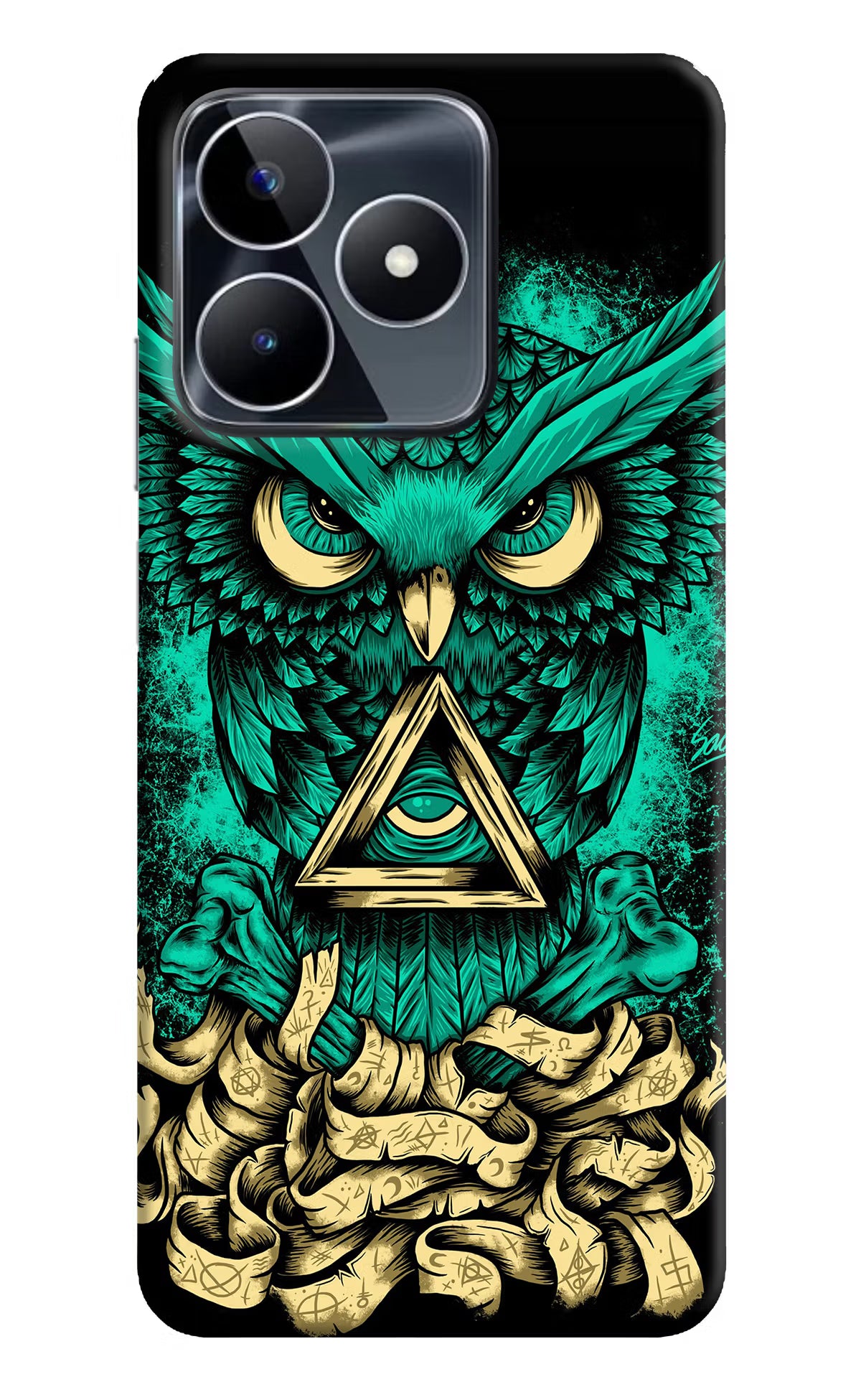 Green Owl Realme Narzo N53 Back Cover