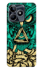 Green Owl Realme Narzo N53 Back Cover