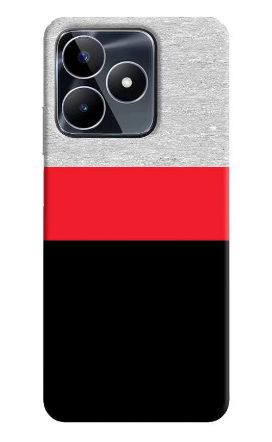 Tri Color Pattern Realme Narzo N53 Back Cover