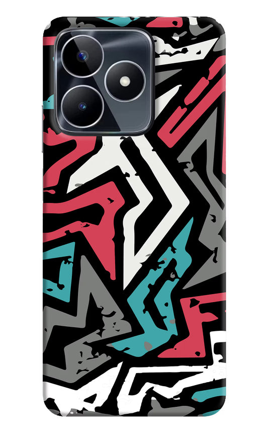 Geometric Graffiti Realme Narzo N53 Back Cover