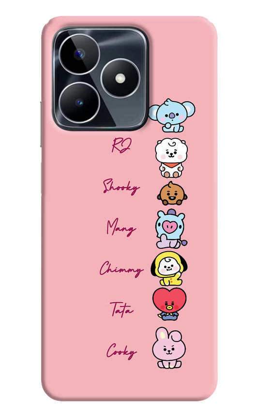 BTS names Realme Narzo N53 Back Cover