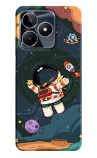 Cartoon Astronaut Realme Narzo N53 Back Cover
