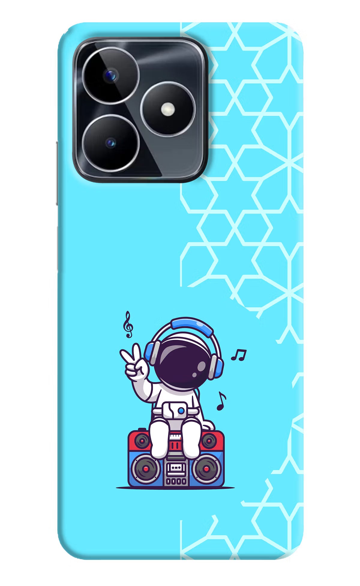 Cute Astronaut Chilling Realme Narzo N53 Back Cover