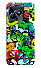 Game Doodle Realme Narzo N53 Back Cover