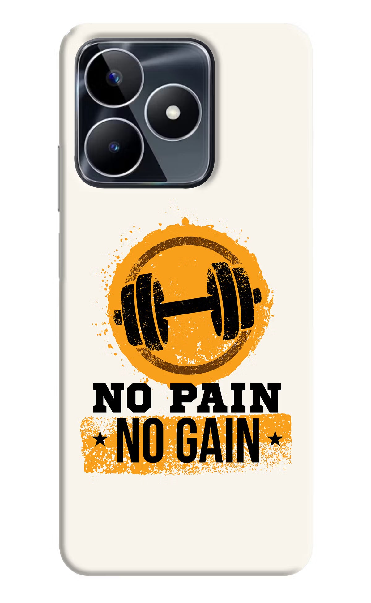 No Pain No Gain Realme Narzo N53 Back Cover