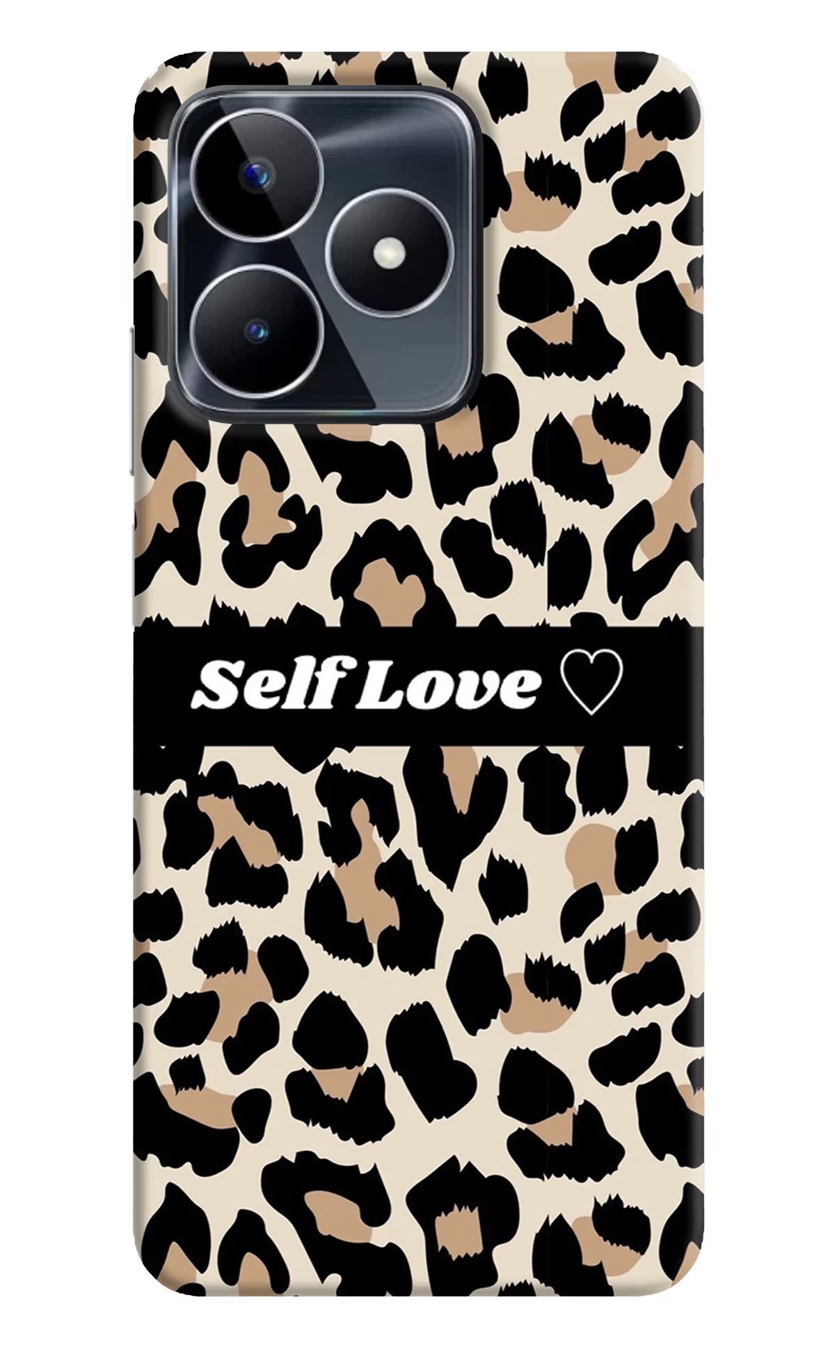 Leopard Print Self Love Realme Narzo N53 Back Cover
