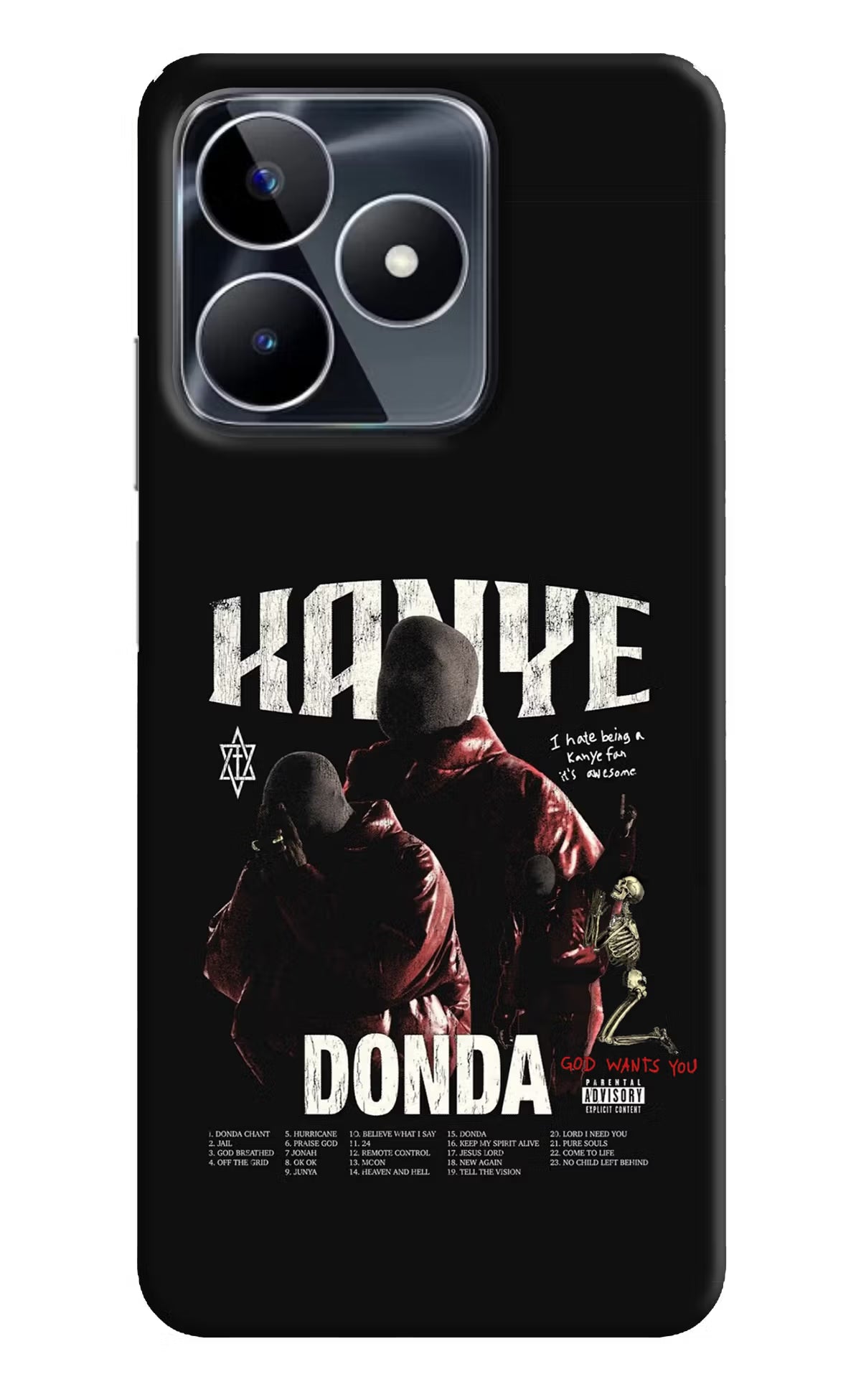 Donda Kanye West Realme Narzo N53 Back Cover