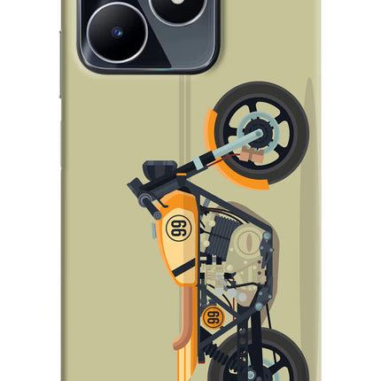 Vertical Speedster Realme Narzo N53 Back Cover