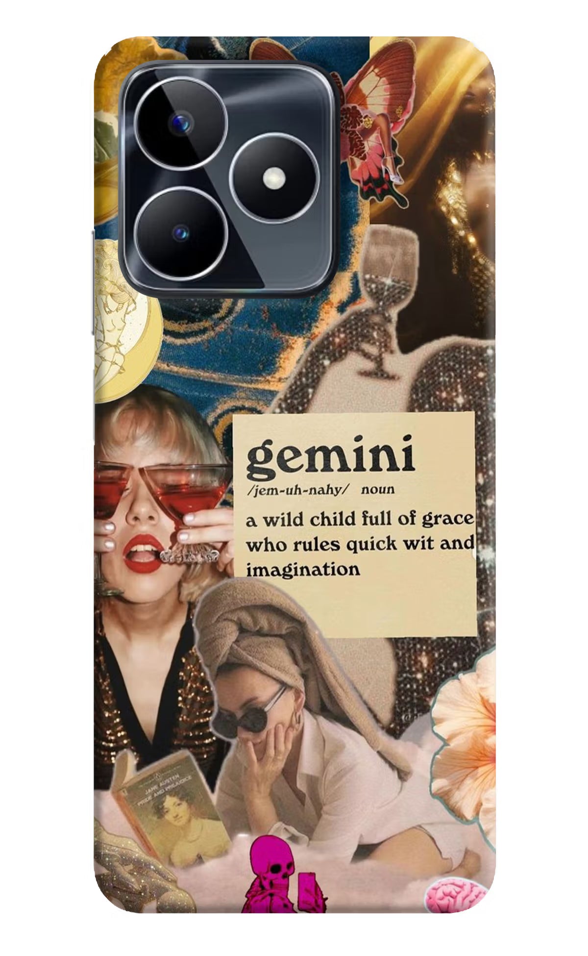 Gemini Zodiac Realme Narzo N53 Back Cover