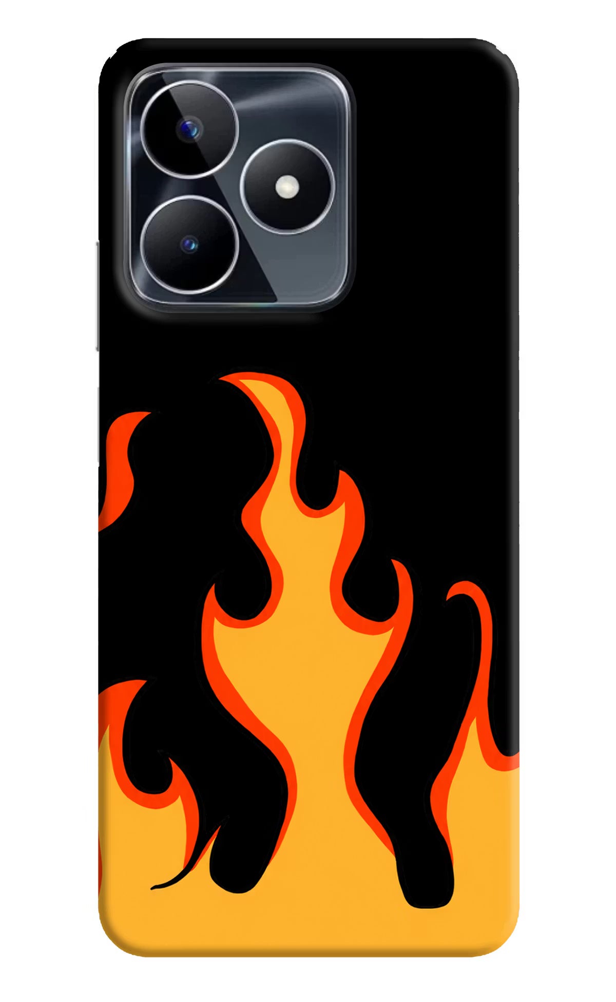 Fired Up – Black Realme Narzo N53 Back Cover