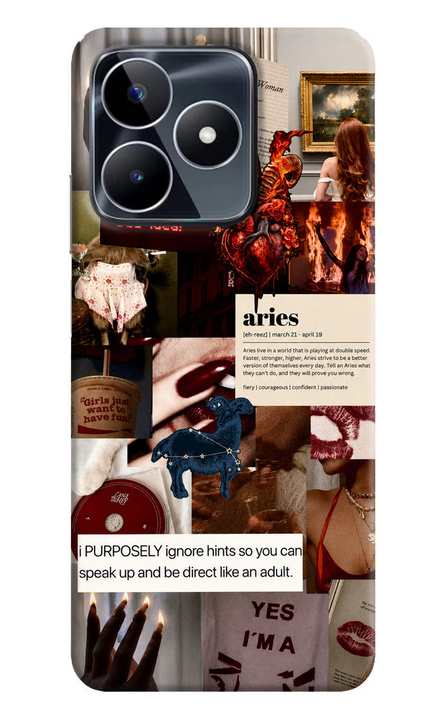 Zodiac Aries Realme Narzo N53 Back Cover