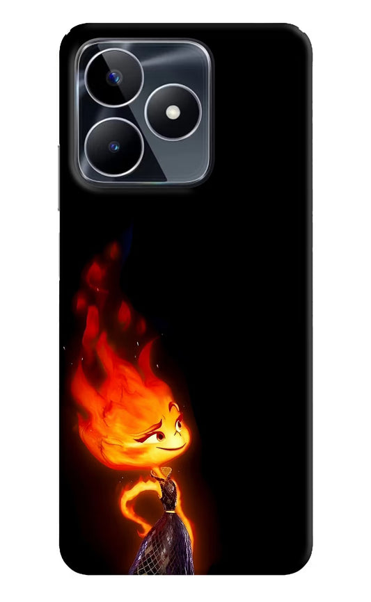 Ember Flame Realme Narzo N53 Back Cover