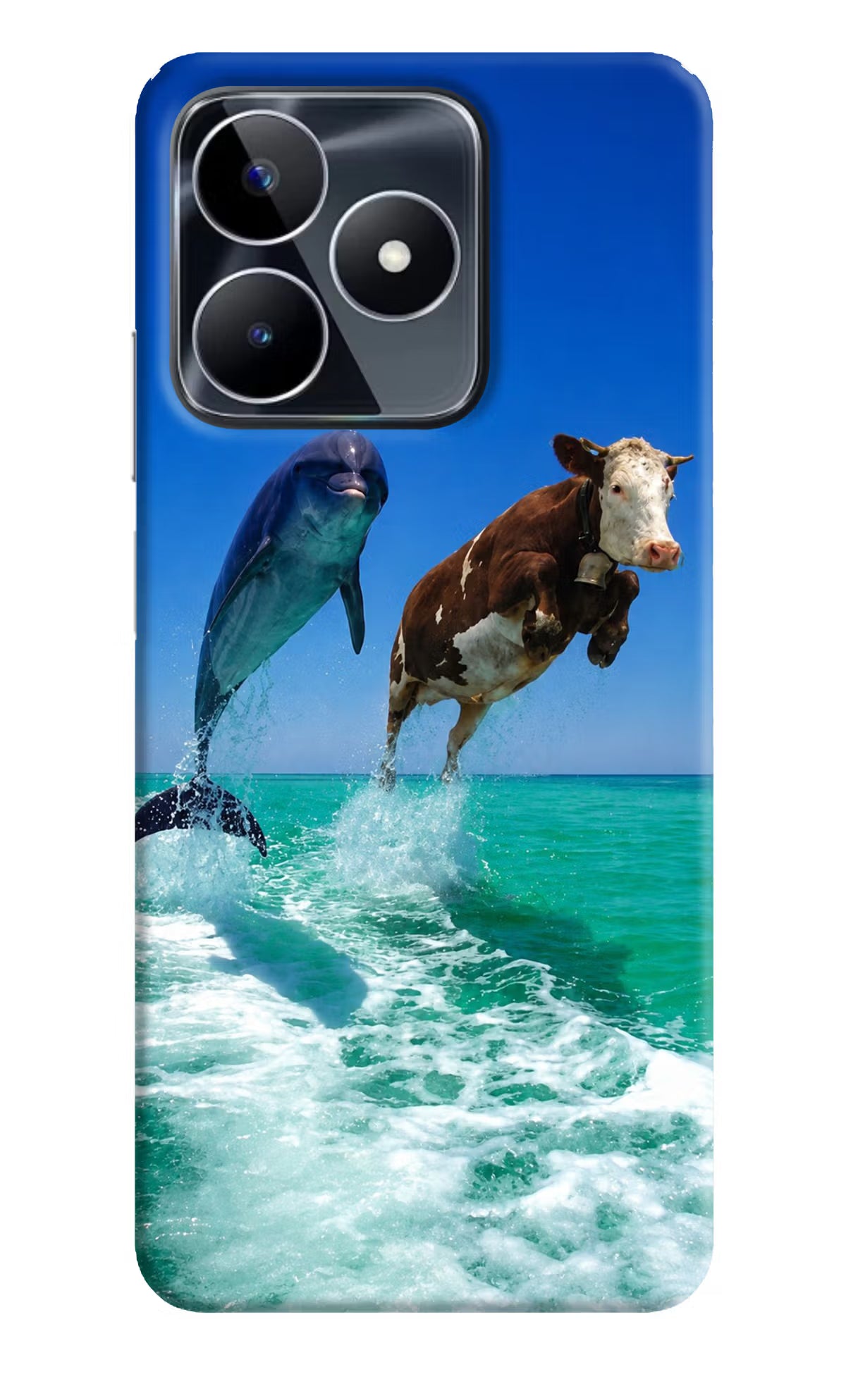 Dolphin vs Cow Realme Narzo N53 Back Cover