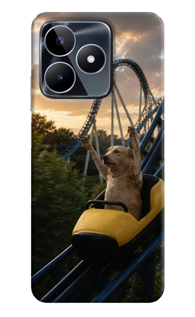 Rollercoaster Dog Realme Narzo N53 Hard Case Back Cover by Casekaro