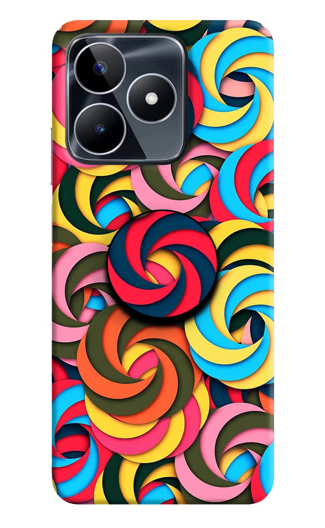 Spiral Pattern Realme Narzo N53 Pop Case