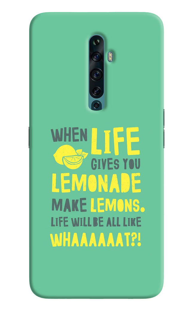 Quote Oppo Reno2 F Back Cover