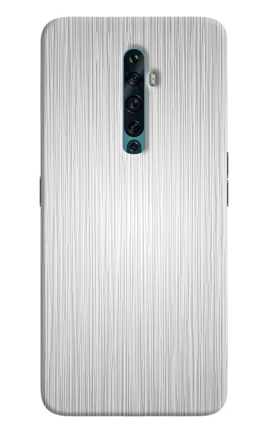Wooden Grey Texture Oppo Reno2 F Back Cover