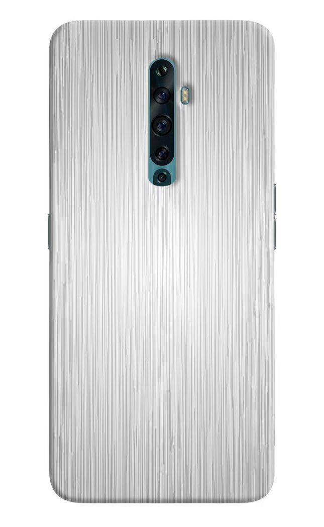 Wooden Grey Texture Oppo Reno2 F Back Cover