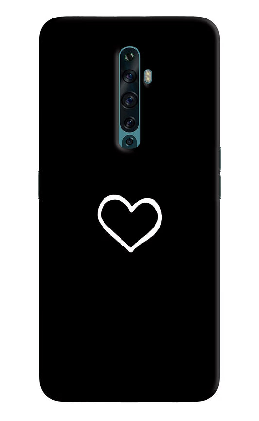 Heart Oppo Reno2 F Back Cover