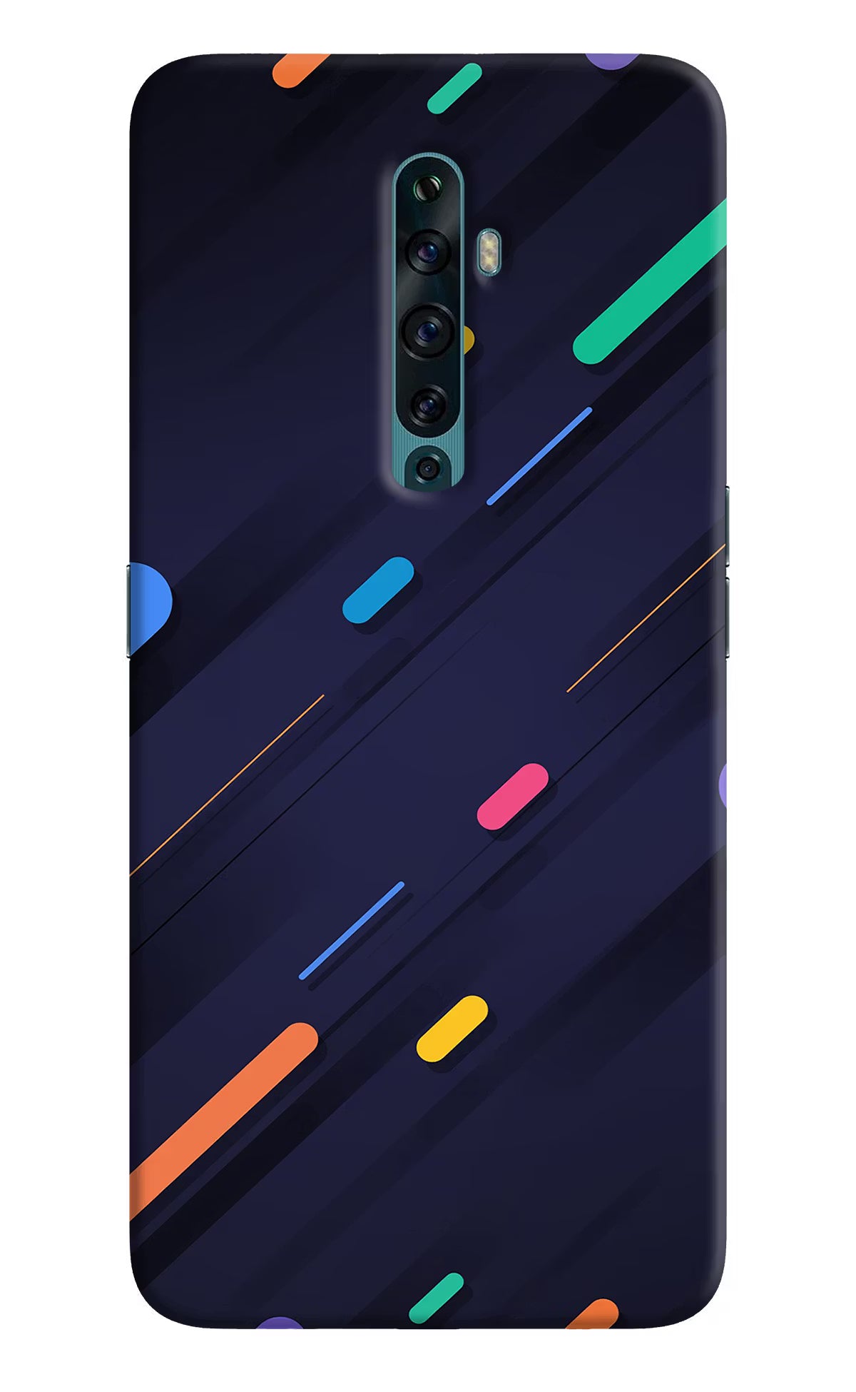 Abstract Design Oppo Reno2 F Back Cover
