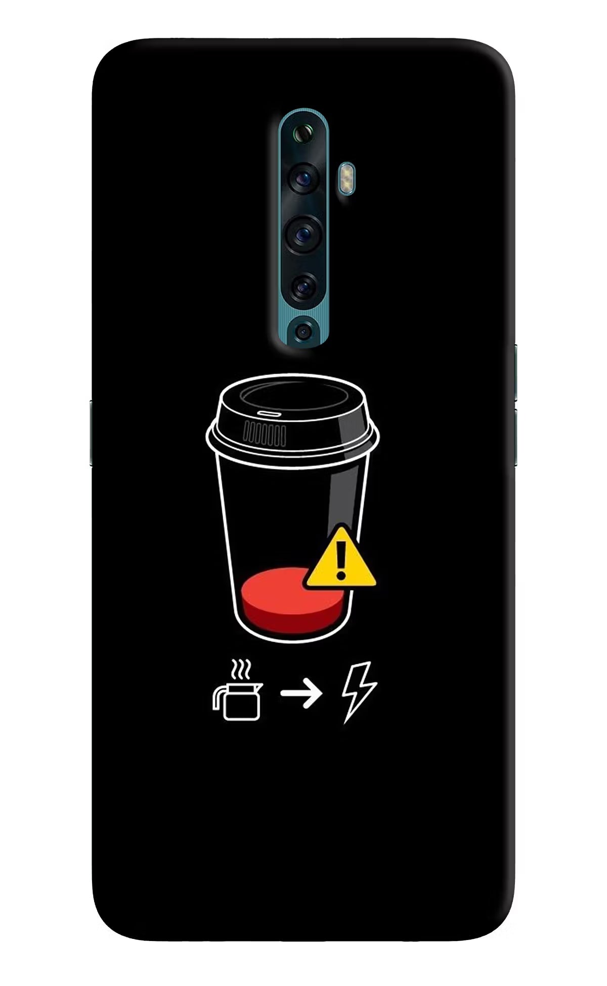 Coffee Oppo Reno2 F Back Cover