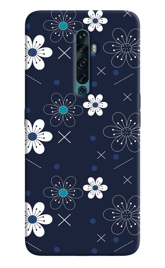 Flowers Oppo Reno2 F Back Cover