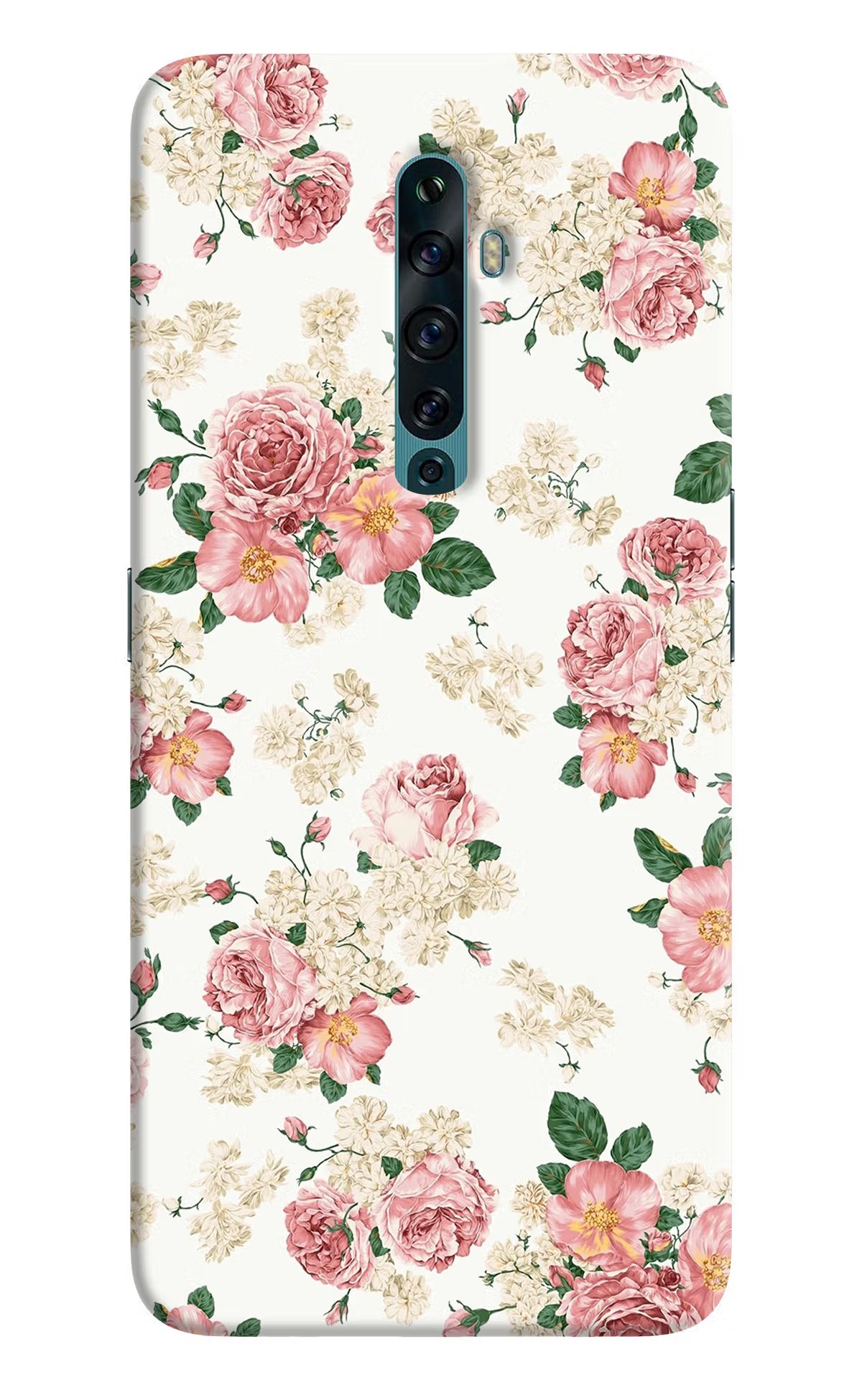 Flowers Oppo Reno2 F Back Cover