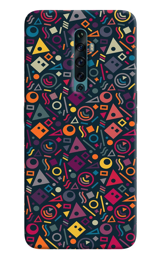 Geometric Abstract Oppo Reno2 F Back Cover