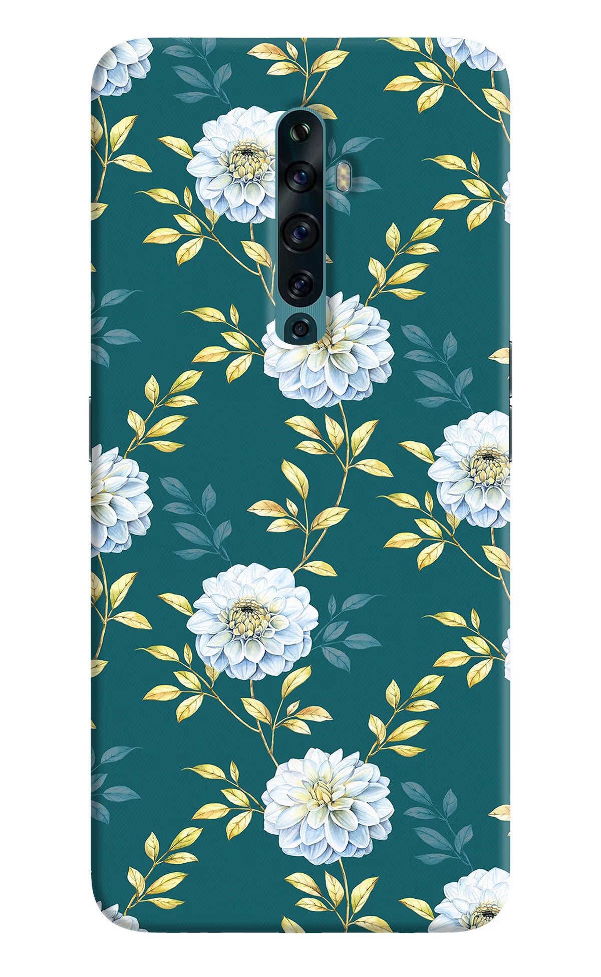 Flowers Oppo Reno2 F Back Cover