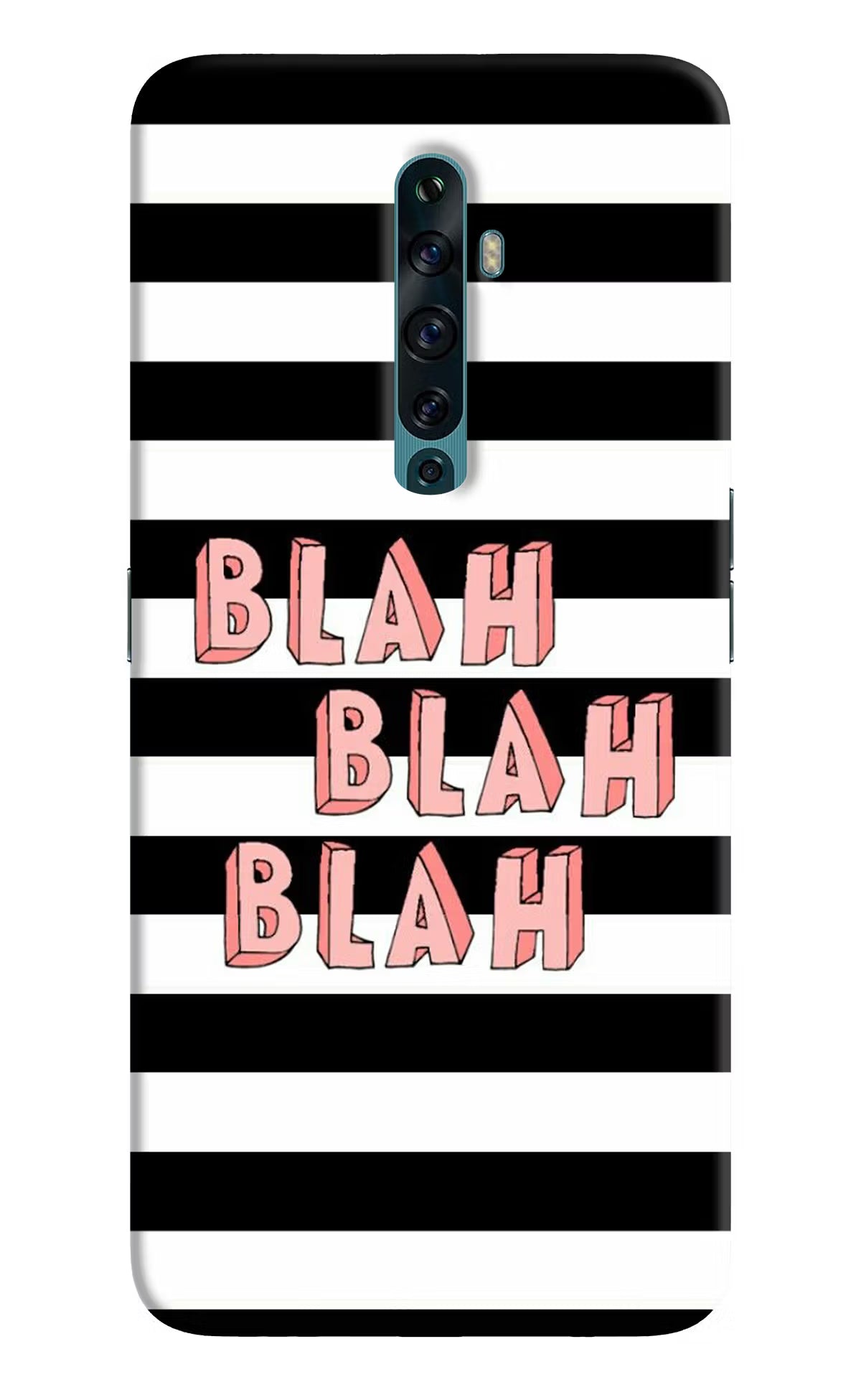 Blah Blah Blah Oppo Reno2 F Back Cover
