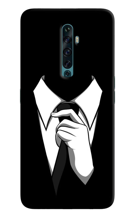 Black Tie Oppo Reno2 F Back Cover