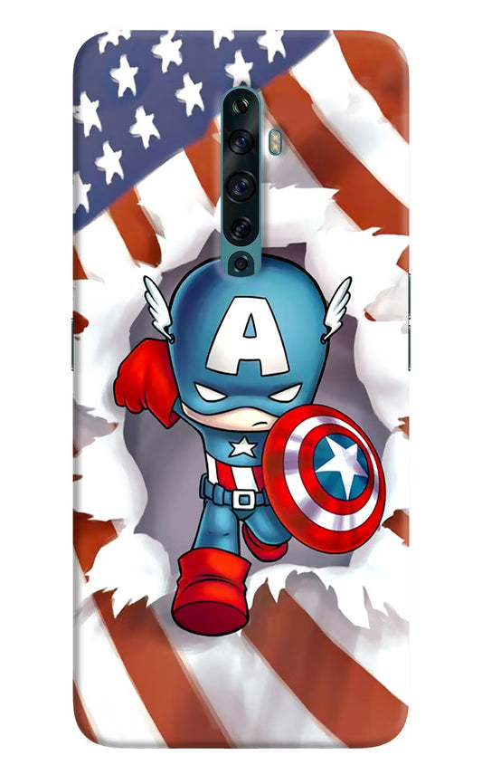 Captain America Oppo Reno2 F Back Cover
