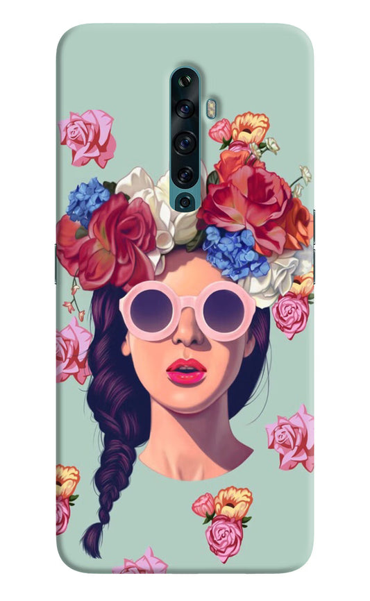 Pretty Girl Oppo Reno2 F Back Cover