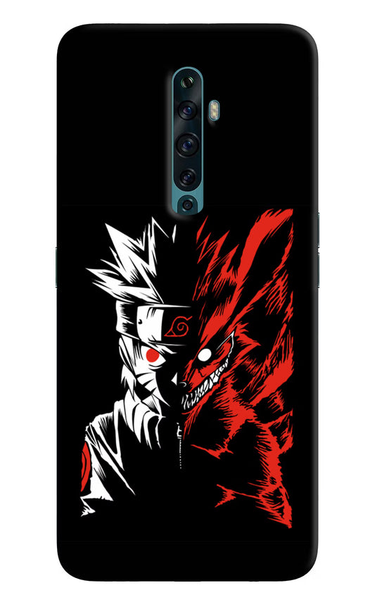 Naruto Two Face Oppo Reno2 F Back Cover