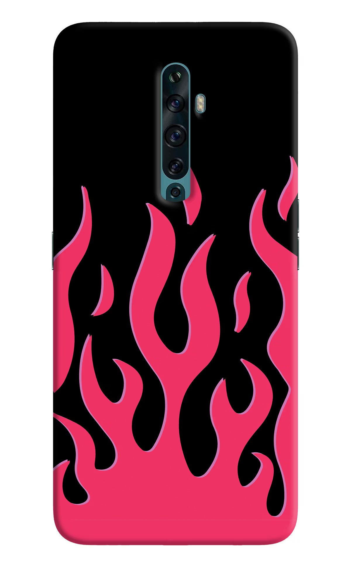 Fire Flames Oppo Reno2 F Back Cover