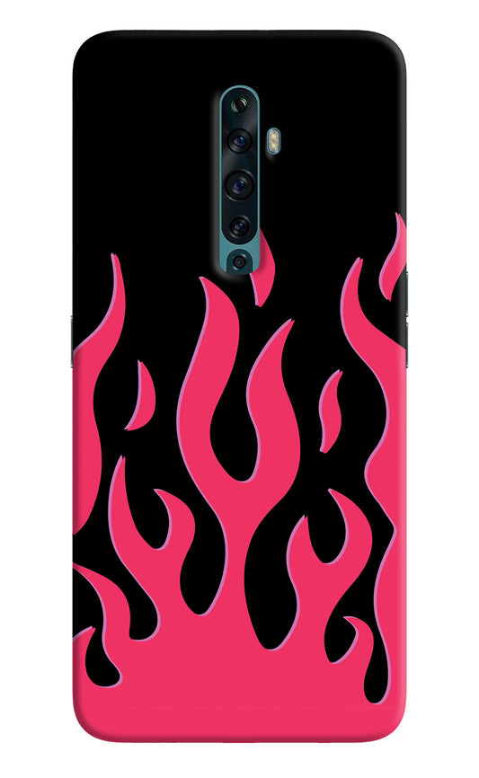 Fire Flames Oppo Reno2 F Back Cover