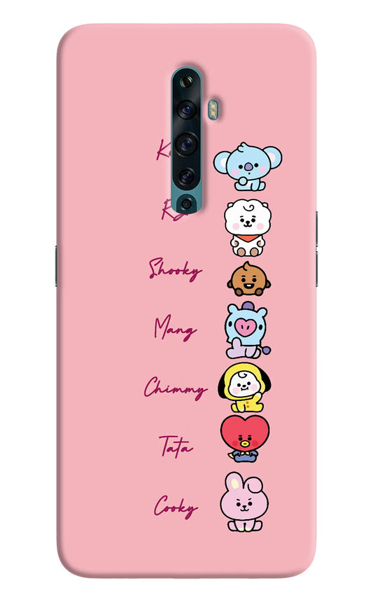 BTS names Oppo Reno2 F Back Cover