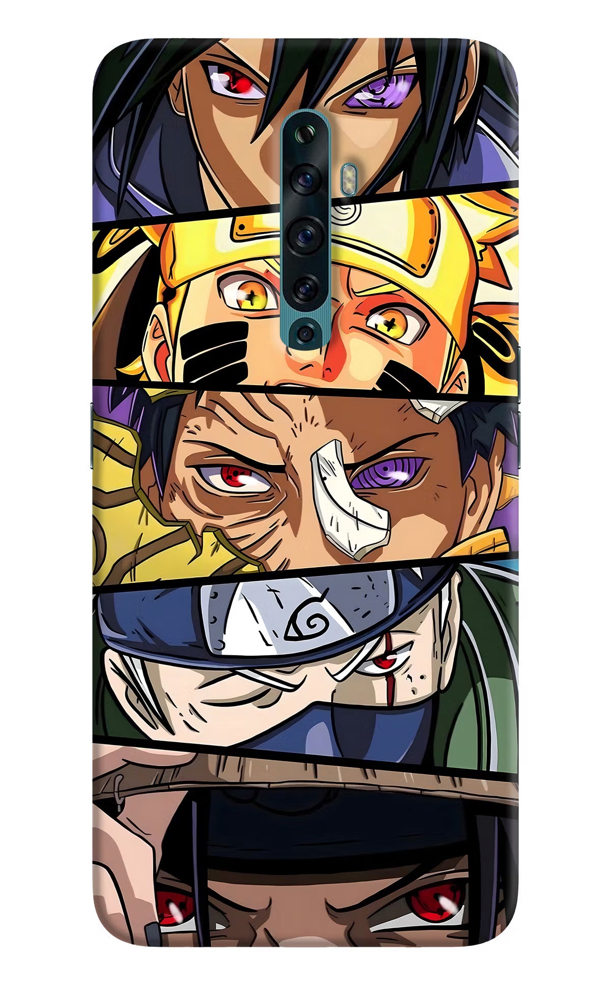 Naruto Character Oppo Reno2 F Back Cover