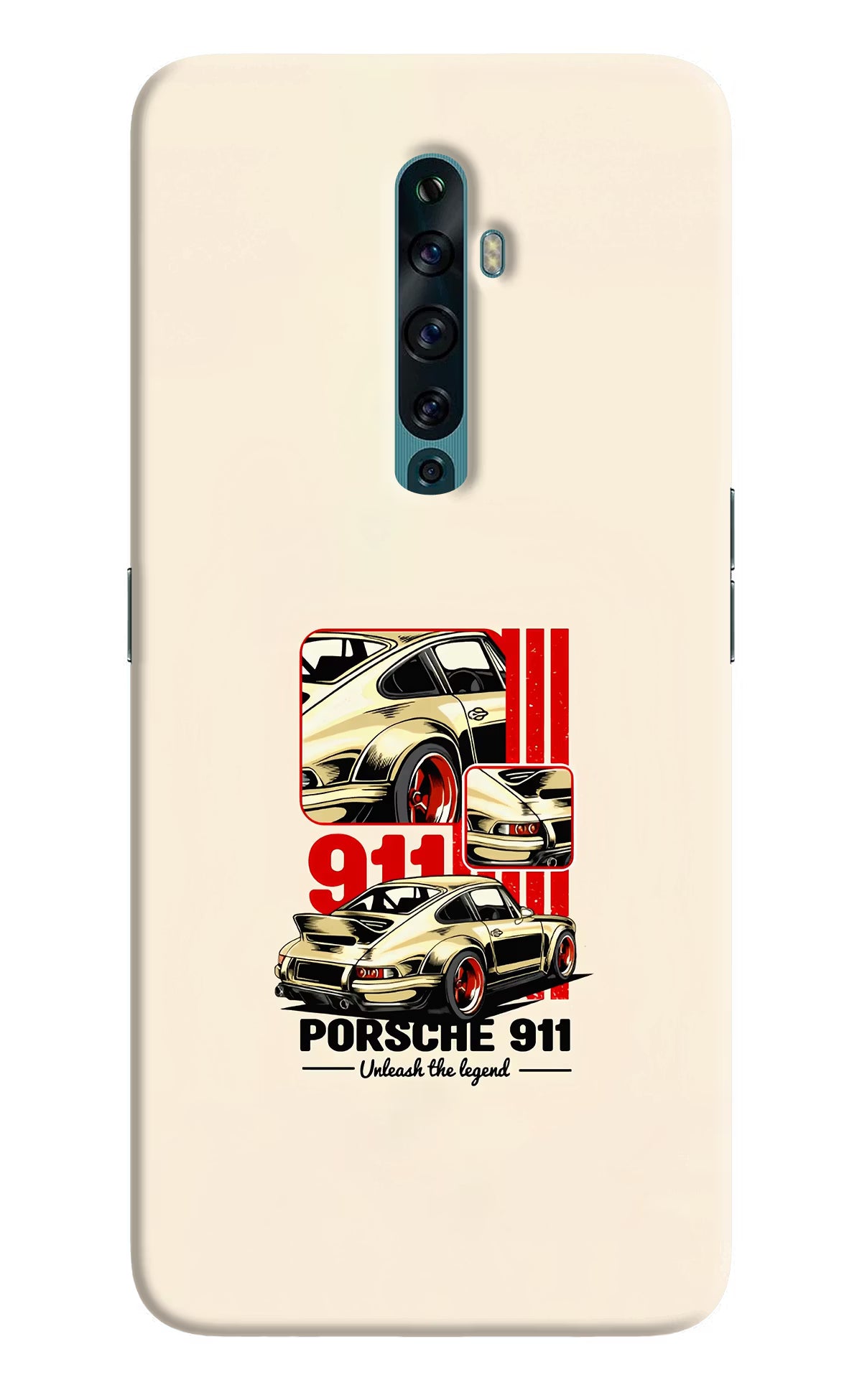 Classic Porsche 911 Oppo Reno2 F Back Cover