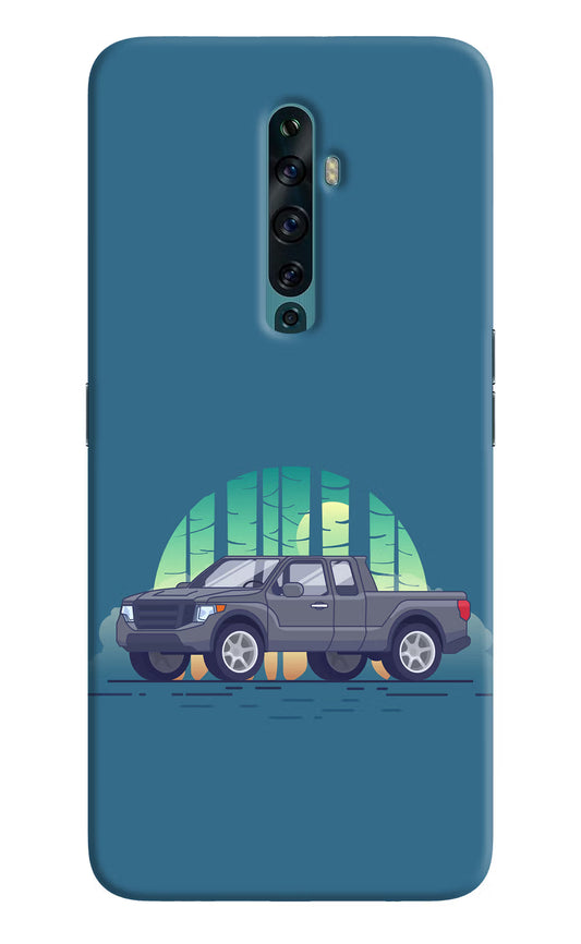Retro Garage Vibe Oppo Reno2 F Back Cover