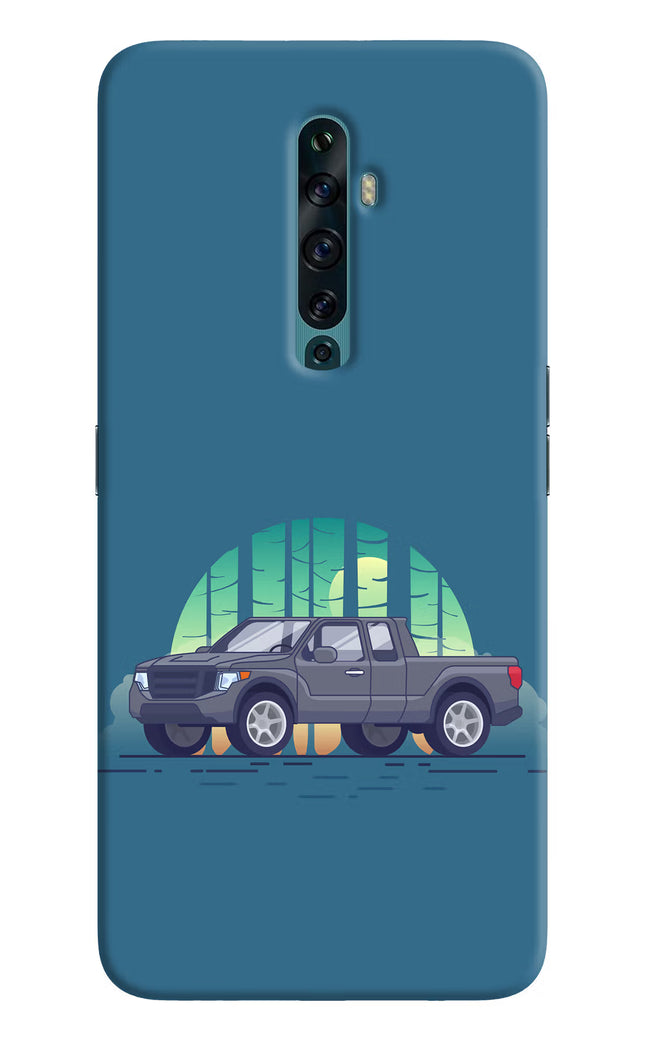 Retro Garage Vibe Oppo Reno2 F Back Cover