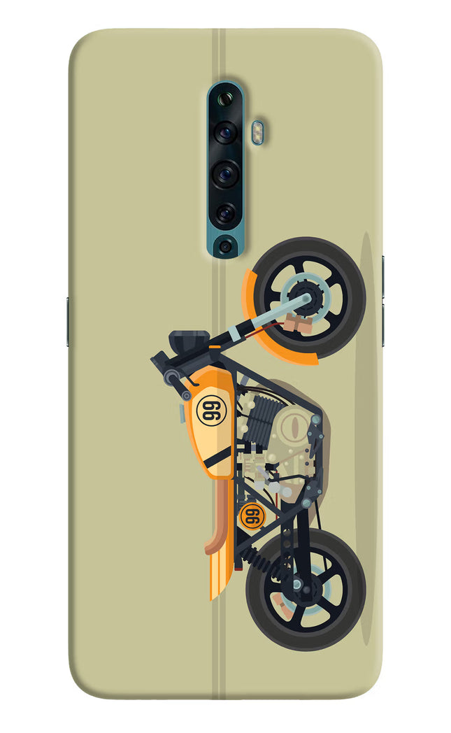 Vertical Speedster Oppo Reno2 F Back Cover